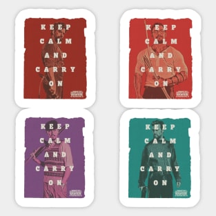 Keep Calm And Carry On x4 STICKERS Henry cavill Alan ritchson Alex Pettyfer Sticker